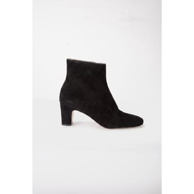 LK Bennett Conway Block Heel Burgundy Size: 37 | Boots Outlet | Dames | Zwart