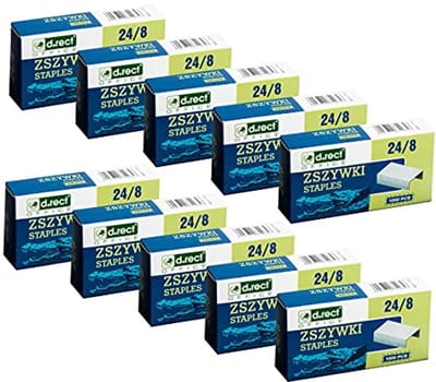 Nietjes 24/8 Voor Kantoor Nietmachines en Tacker - Verpakking van 10000 Stuks