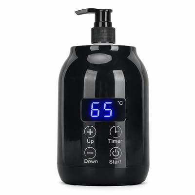 CYRO - Massage Olie Verwarmer - Olie Verwarmer Massage - LED Display - Olie Verwarmer - Temperatuuraanpassingen - Tot 65°C - Zwart