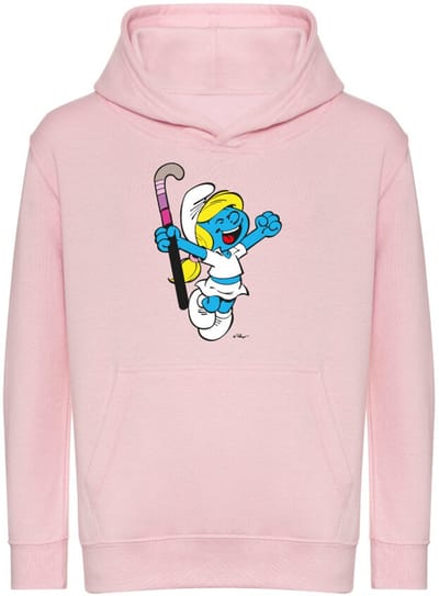 Hingly Hooded sweater Roze Smurfin Hockey maat 116