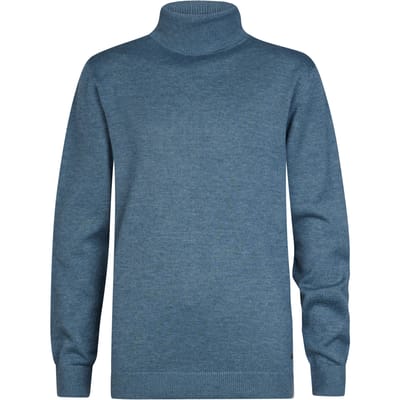 Petrol Industries - Jongens Fijngebreide coltrui steelshore - Blauw - Maat 104