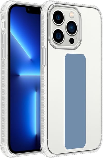 Cadorabo Hoesje geschikt voor Apple iPhone 11 PRO in LICHTBLAUW - Beschermhoes gemaakt van flexibel TPU silicone Cover Case met houder en standfunctie