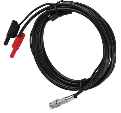 Dailygoods HT30A Zware Oscilloscoop Leads - 3 Meter Met Banaan Adapter - Lage ruis - Geschikt voor testwerkzaamheden - Zwart - Ideaal voor profe...