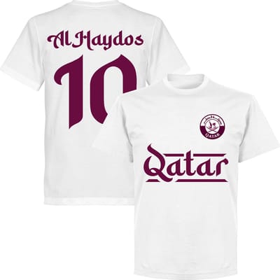 Qatar Al Haydos 10 Team T-shirt - Wit - XS