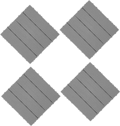 Terrastegels - Vloerdelen - Buiten Decoratie - Verbeterde Vergrendeling - 29x29cm - Grijs