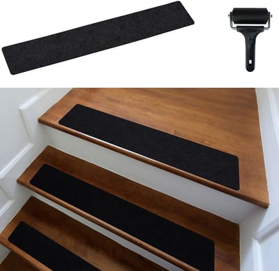 Trapmatten - Geluidsisolatie en moderne look - set van 15 - 60x12 cm - vilt