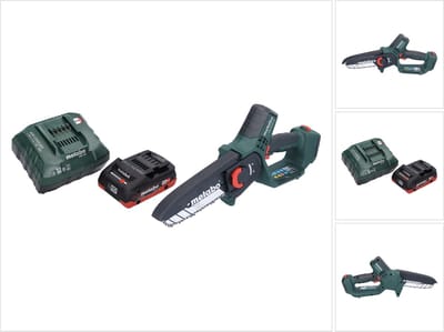 Metabo MS 18 LTX 15 accu-houtzaag 18 V 15 cm 5 m/s + 1x accu 4,0 Ah + oplader