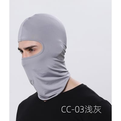 Masque de Ski pour Messieurs Masque Intégral Cagoule Masques de Ski Noirs Cache-cou Construction Durable de Haute Qualité Utilisation Quotidienne Pratique gris