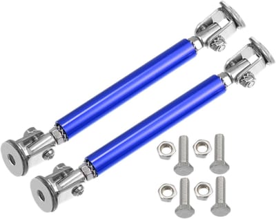 Dailygoods- Bumperlip Vervangbaar - 75mm Strut Rod - Aanpasbare Lengte - Eenvoudige Installatie - Professionele Installatie Aanbevolen - Directe Pasvorm - Splitterstang