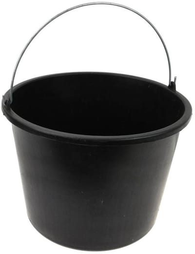 GEKO Bouwemmer - Sterke metalen handgreep - Polypropyleen - 16 liter