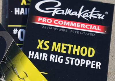 Gamakatsu Pro Commercial XS Method Hair Rig Stopper Barbless H14 0.19mm 10cm