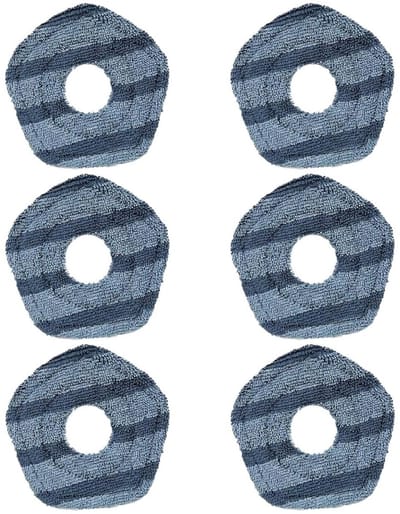 Dailygoods- Dweilpad Wasbaar - Dweilpads X10 Pro - Vervangende Accessoires - Zacht Materiaal - 6 Stuks - Verbeterde Reinigingsefficiëntie - Mopdoek