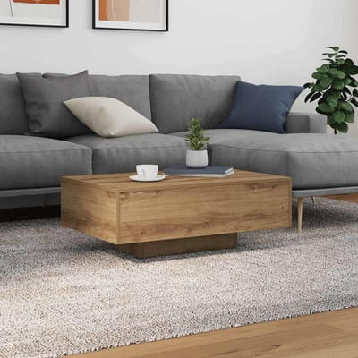 vidaXL - Artisanaal - eiken - 85 - x - 55 - x - 31 - cm - Bewerkt - hout