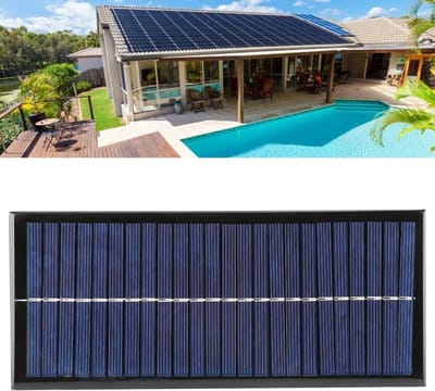 Zonnepaneel - Energiepaneel - Kleine projecten - Waterdicht - 213x92mm - Zwart