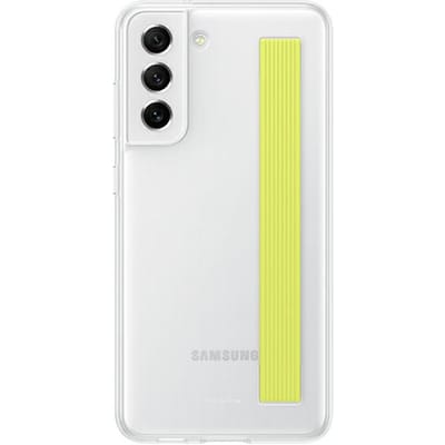 Étui pour Samsung Galaxy S21 FE Samsung Housse à Sangle Fine Blanc