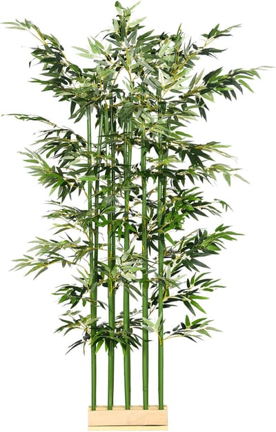 Kunstplant Bamboe Roomdivider 180 cm Hoog - Groen