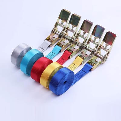 Zware Tension Strap met Metalen Gesp - 1-10M Ratchet Tie Down Lashing Strap in 6 Kleuren voor Veilig Transport en Bevestigen van Lading tot 820kg