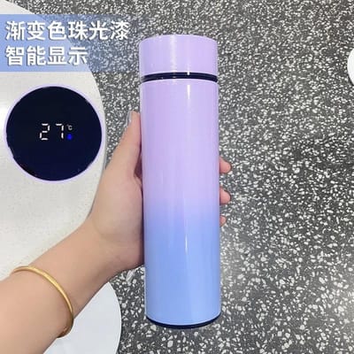 500ml Smart Thermosfles LED Temperatuurweergave Thermosbeker Roestvrijstalen Vacuümfles Draagbare Waterflessen Volwassenen 500ml