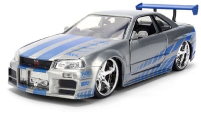 Brian´s Nissan Skyline GTR Brushed Fast & Furious Jada