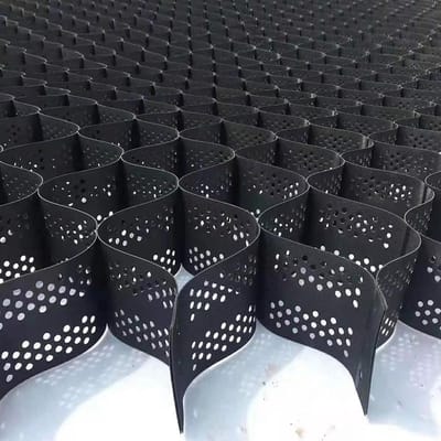 Grindstabilisator Rooster - Bodem Stabiliseren - Tuin Aanleggen - Opvouwbaar Uitschuifbaar Snijdbaar - H 10cm 1m x 1m