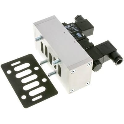 5/3 ISO 5599-3 Midden Gesloten Magneetventiel 230V AC 3-10bar/42-140psi Airtec