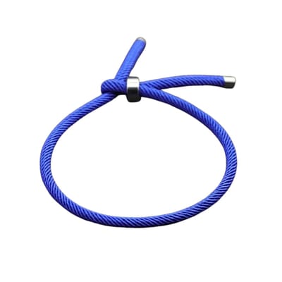 Livano Armband - Staal - Nep Zilver - Dames - Diepblauw