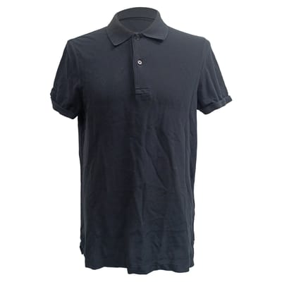 Tom Ford poloshirt met korte mouwen van zwart katoen