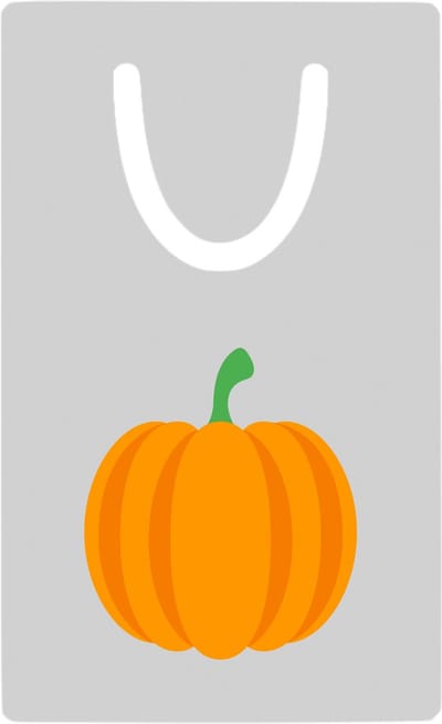 Hacebo® - Pompoen metalen boekenlegger - Groente - Groente liefhebbers - halloween - herfstvrucht Bladwijzer boekenleggers - 7.6 cm x 5cm