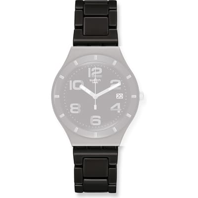 Swatch Irony - Big - YG + Scuba - YD AYGB4008AG YGB4008G Only Black Horlogeband