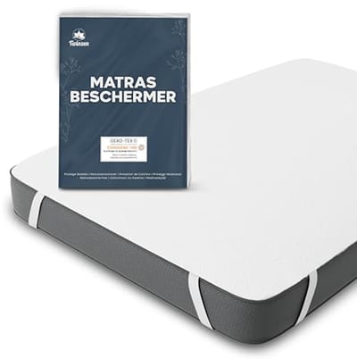PromoHome Waterdichte Matrasbeschermer 70x190 cm - Ademend Beschermhoes met Elastiek
