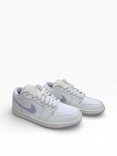 Nike Air Jordan 1 Low - Maat 38.5 - Sail / Ghost Blue / Coconut Milk - Sneakers Dames -