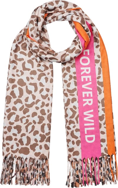 YWG - Forever wild sjaal - Roze - Oranje