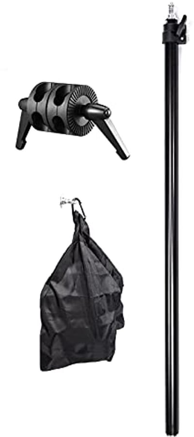 Verlichting Arm Statief 79-140cm met Dubbele Klem voor Fotografie