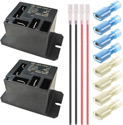 Miniatuur Vermogensrelais 30A 24VDC - SPST (1NO) met Snelkoppelingsdraden