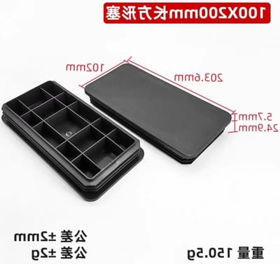 Siliconen Gatpluggen - Rubberen Stoppers - Meubels Beschermen - Vloerbescherming - 100x200mm - Zwart