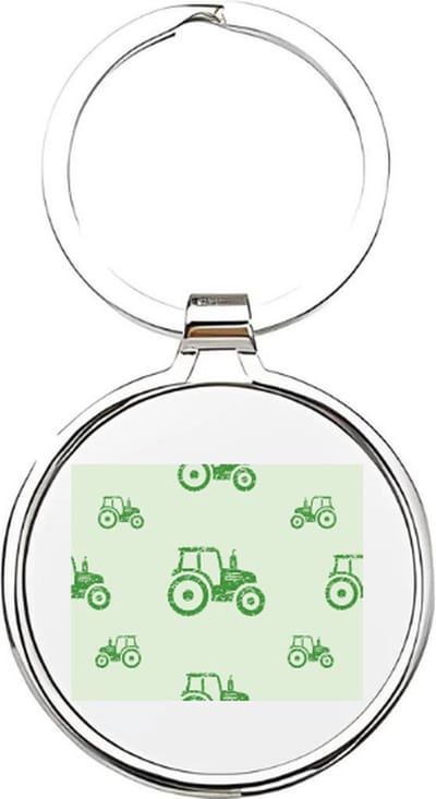 Akyol - trekker Sleutelhanger - Boer - boeren - boer - tractor - trekker - groene trekker - steun de boer - landbouw - akkerbouw - veehouder - truck - boerenbedrijf - 4 x 7,5 CM