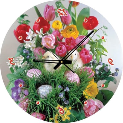 Kunst Puzzelklok - Creatieve Puzzel - Ontspanning Thuis - Unieke Stukjes - 46 cm Diameter - Meerkleurig