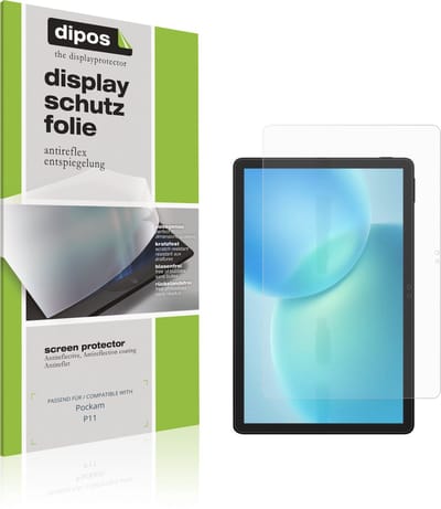 dipos – 2x Matte Beschermfolie geschikt voor Pockam P11 | Krasbestendige & antireflecterende Screenprotector Ultra-Thin