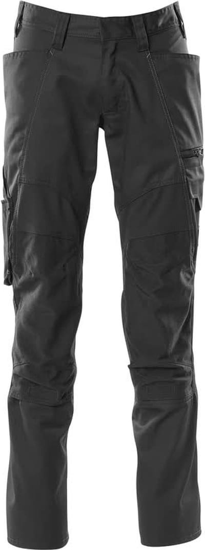 Mascot Accelerate Broek met kniezakken 18579-442 - Zwart - C58 - 90
