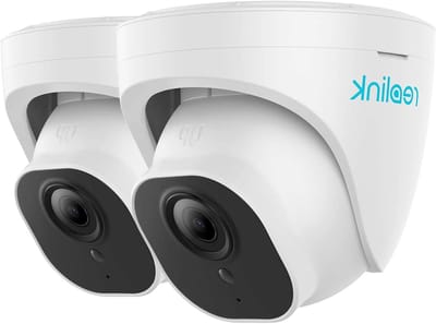 Beveiligingscamera Set - IP Camera - Huis Bewaken - Persoon Voertuig Detectie - 2 Stuks - Wit
