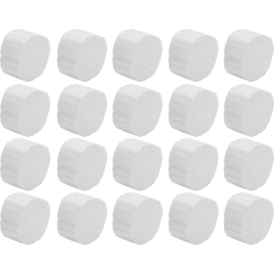 100 pièces   sac Boules de Coton Roulé Dentaires Rouleaux de Coton Dentaires Naturels Coton Très Absorbant white