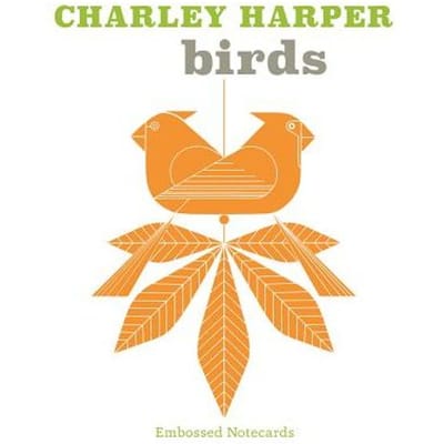 Charley Harper Birds Embossed Boxed Notecards
