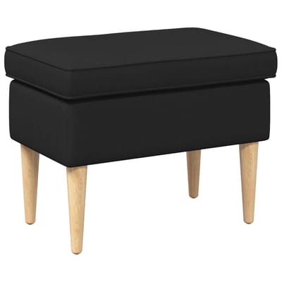 vidaXL - Voetenbank - Zwart - 55 - x - 35 - x - 41 - cm
