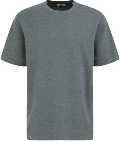 WE Fashion Heren relaxed fit T-shirt met structuur