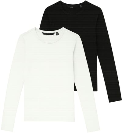 VERO MODA MATERNITY - VMMCHLOE LS TOP JRS NOOS 2P - Dames - Lange mouwen shirts