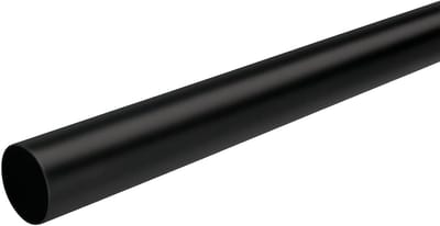 SOTECH ronde kaststang Ø 25 mm L: 600 mm staal zwart gecoat garderobestang kledingstang