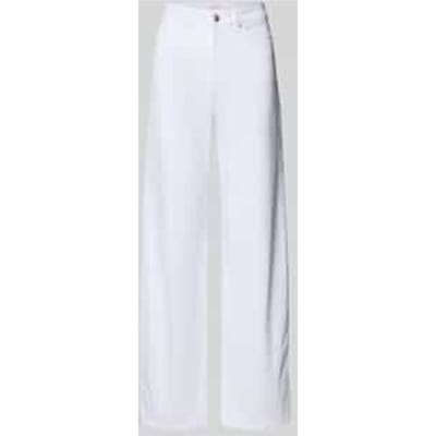 Only witte dames jeans   High waist   Madison   Rinsewash wassing   Wide leg fit   5-Pocket zakken   Knoop- en ritssluiting   Duurzaam   High waist