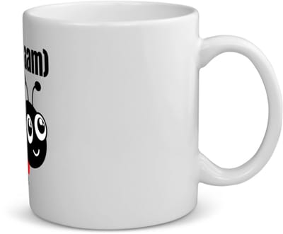 Akyol - lieveheersbeestje met eigen naam koffiemok - theemok - Lieveheersbeestje - lieveheersbeestje liefhebbers - iemand die houdt van lieveheersbeestjes - verjaardag - cadeau - kado - 350 ML inhoud