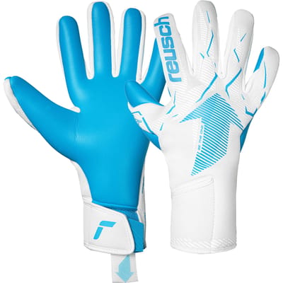 Reusch Fastgrip Aqua White Blue - Keepershandschoenen - Maat 7 1/2
