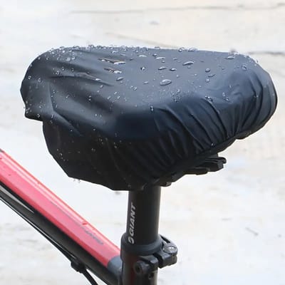 DW4Trading Water- en Stofbestendig Fietszadelhoes met Elastiek - 24x27 cm - Zwart